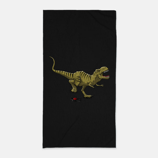 T-Rex-none beach towel-ducfrench