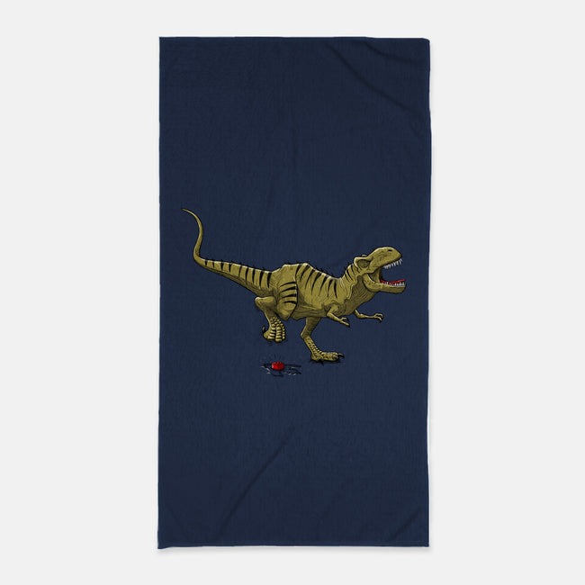 T-Rex-none beach towel-ducfrench