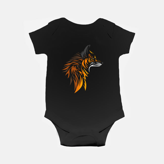 Tribal Fox-baby basic onesie-albertocubatas