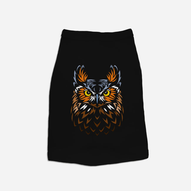 Tribal Owl-cat basic pet tank-albertocubatas