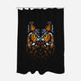 Tribal Owl-none polyester shower curtain-albertocubatas
