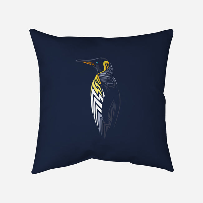 Tribal Penguin-none removable cover w insert throw pillow-albertocubatas