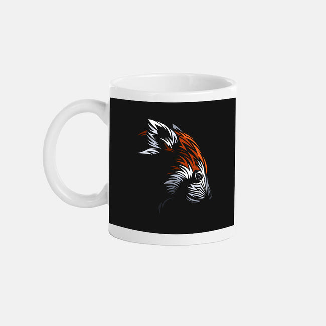 Tribal Red Panda-none glossy mug-albertocubatas