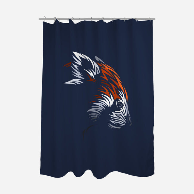 Tribal Red Panda-none polyester shower curtain-albertocubatas