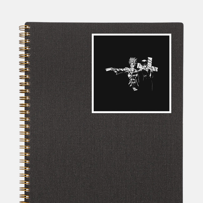 Trigun Fiction-none glossy sticker-Coinbox Tees