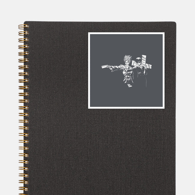 Trigun Fiction-none glossy sticker-Coinbox Tees