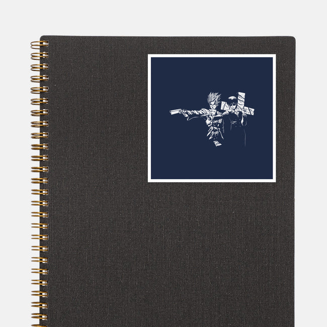 Trigun Fiction-none glossy sticker-Coinbox Tees