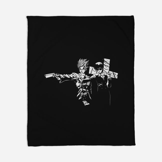 Trigun Fiction-none fleece blanket-Coinbox Tees