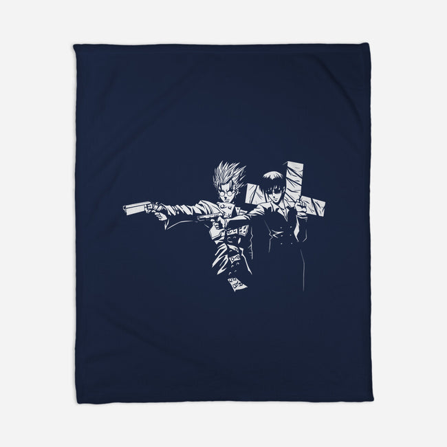 Trigun Fiction-none fleece blanket-Coinbox Tees
