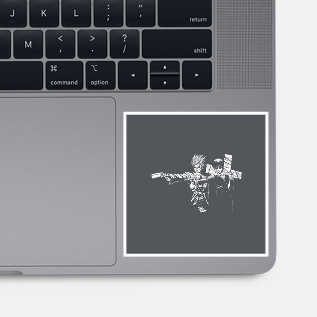 Trigun Fiction-none glossy sticker-Coinbox Tees