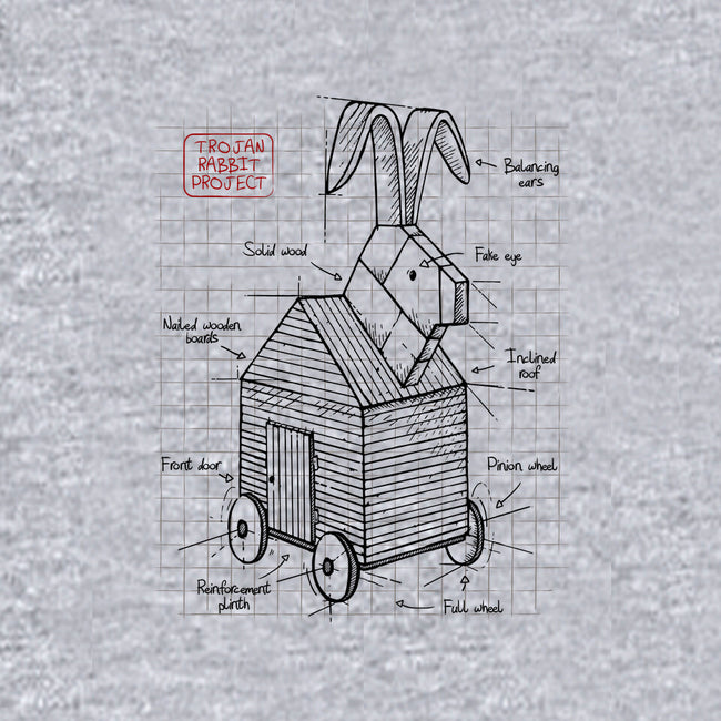 Trojan Rabbit Project-womens racerback tank-ducfrench