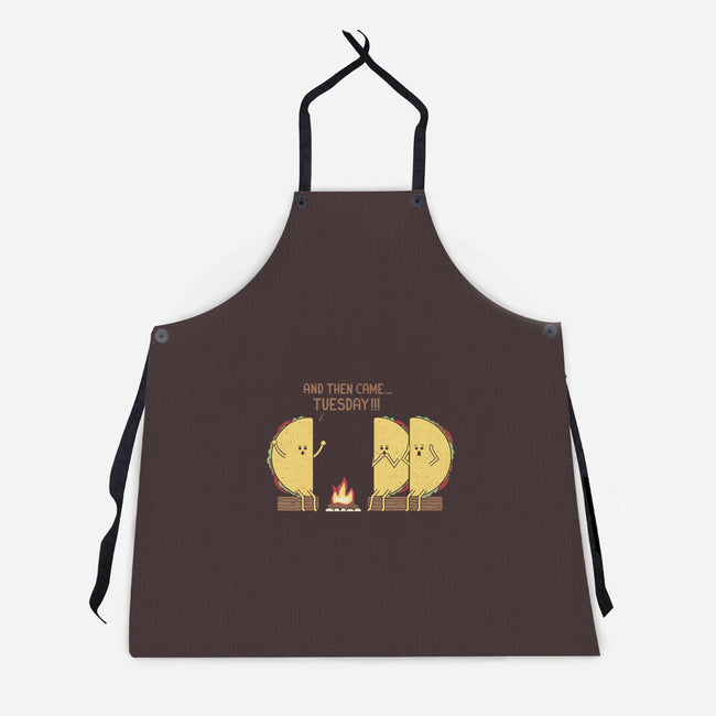 Tuesday-unisex kitchen apron-Teo Zed