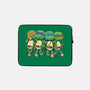 Turtle BFFs-none zippered laptop sleeve-DoOomcat