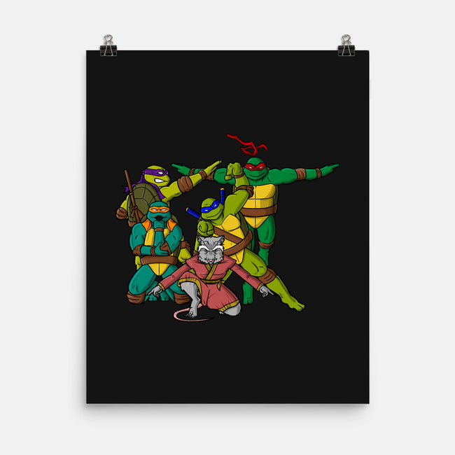 Turtle Force-none matte poster-MarianoSan