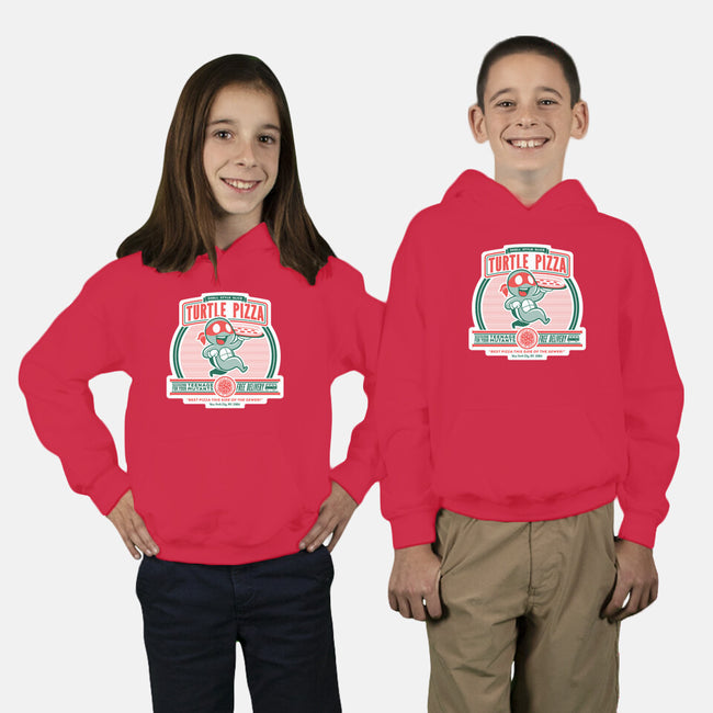 Turtle Pizza-youth pullover sweatshirt-owlhaus
