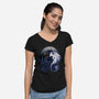 Two Dragons-womens v-neck tee-xMorfina