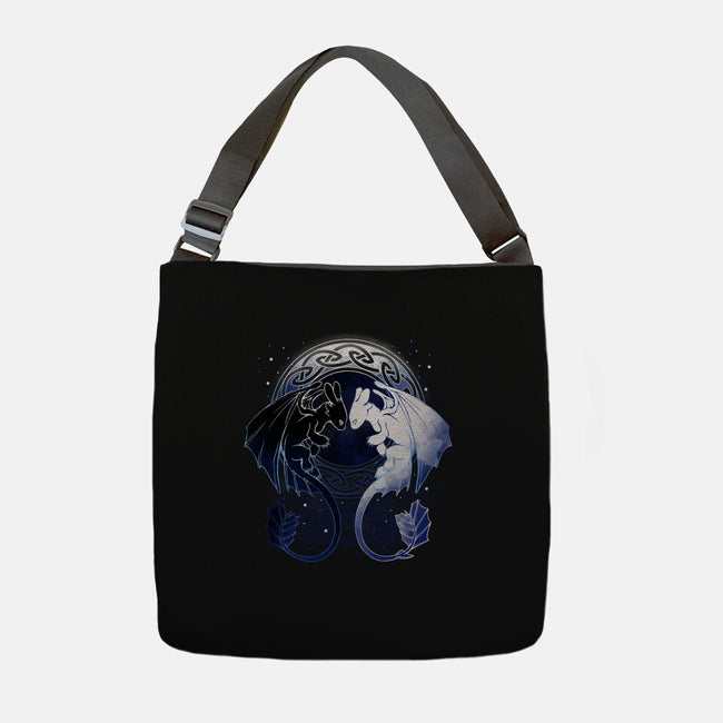 Two Dragons-none adjustable tote-xMorfina