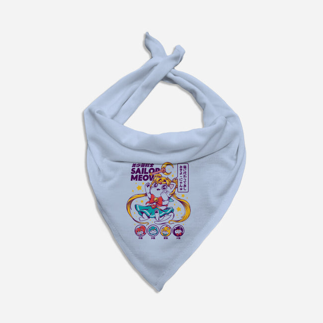 Sailor Meow-dog bandana pet collar-ilustrata
