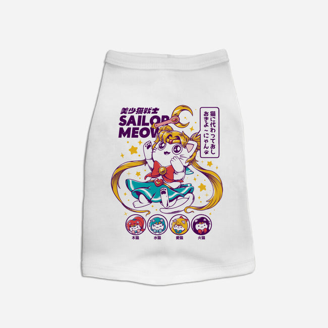 Sailor Meow-cat basic pet tank-ilustrata