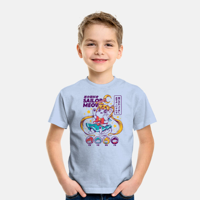 Sailor Meow-youth basic tee-ilustrata