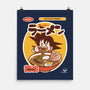 Saiyajin Ramen-none matte poster-mankeeboi