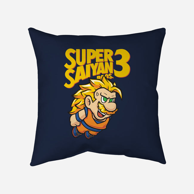 Saiyan Bros 3-none removable cover w insert throw pillow-Oktobear