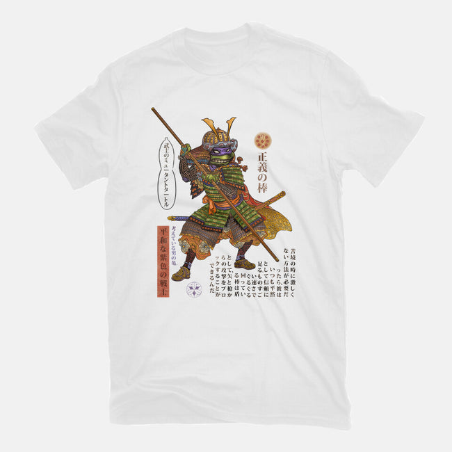 Samurai Donatello-youth basic tee-ChetArt