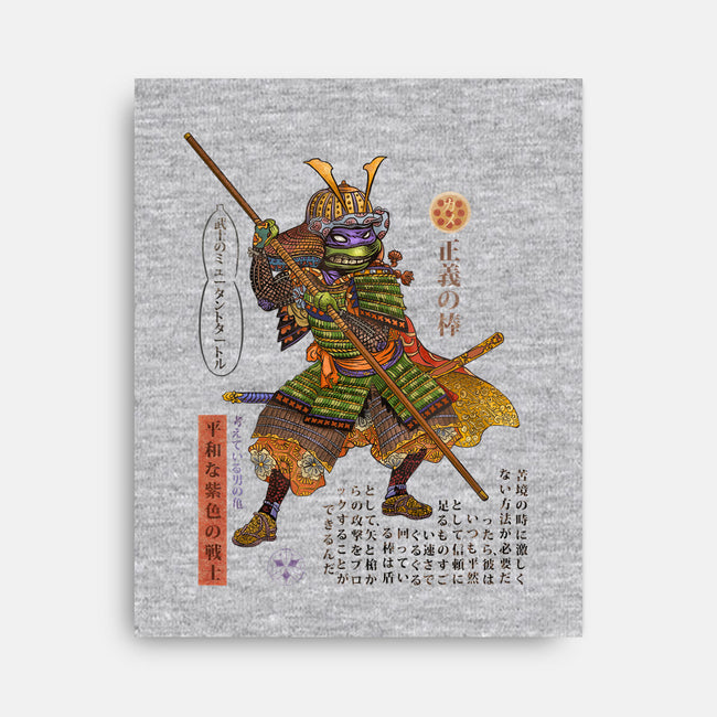 Samurai Donatello-none stretched canvas-ChetArt