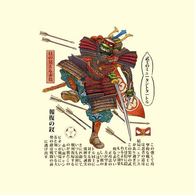 Samurai Raphael-womens basic tee-ChetArt