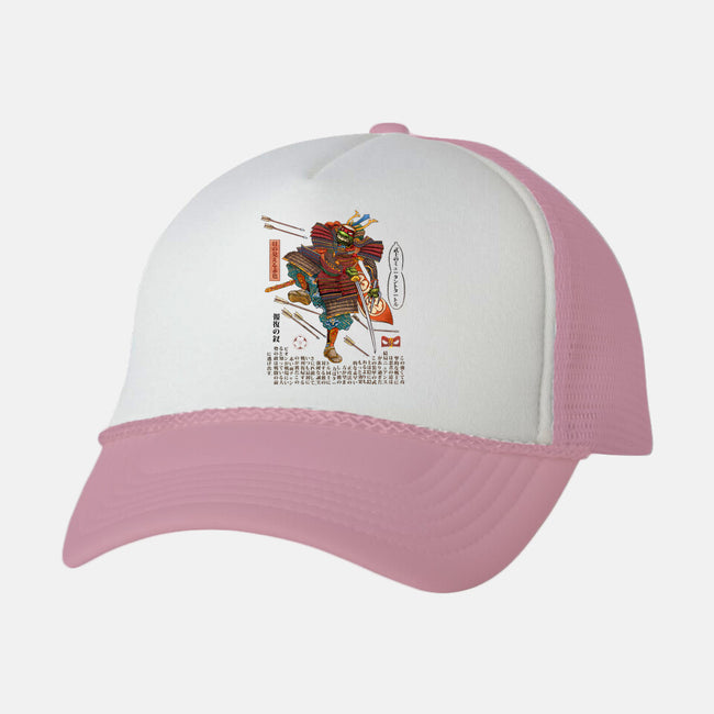 Samurai Raphael-unisex trucker hat-ChetArt