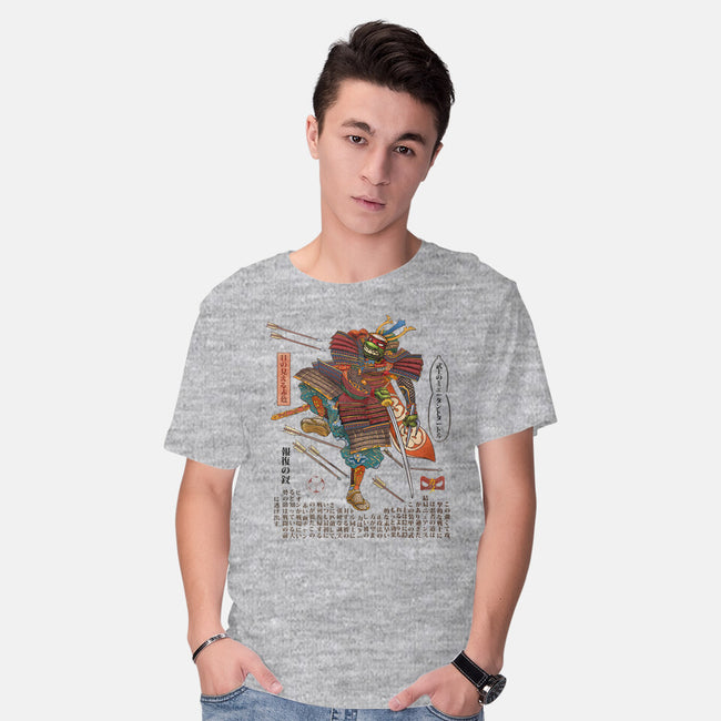 Samurai Raphael-mens basic tee-ChetArt