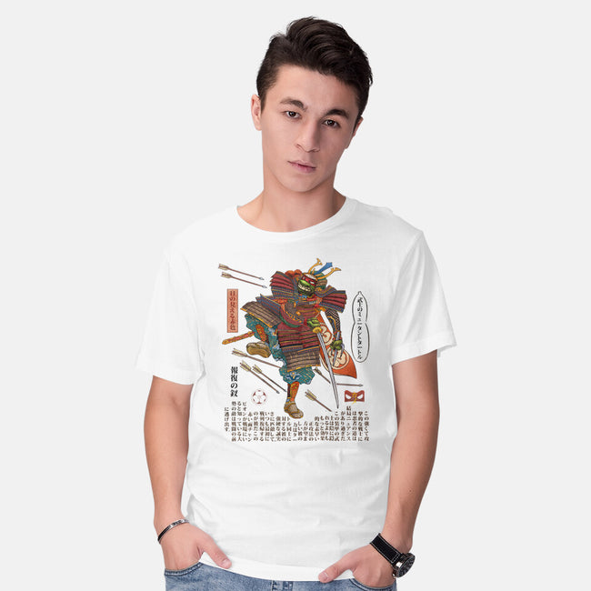 Samurai Raphael-mens basic tee-ChetArt