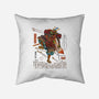 Samurai Raphael-none removable cover throw pillow-ChetArt