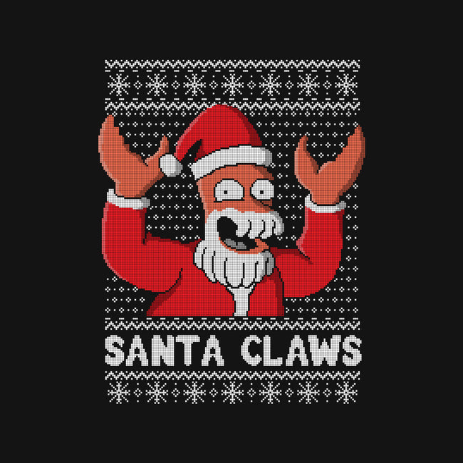 Santa Claws-baby basic onesie-NemiMakeit