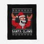 Santa Claws-none fleece blanket-NemiMakeit