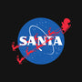 Santa's Space Agency-none non-removable cover w insert throw pillow-Boggs Nicolas