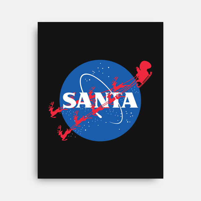 Santa's Space Agency-none stretched canvas-Boggs Nicolas