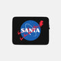 Santa's Space Agency-none zippered laptop sleeve-Boggs Nicolas