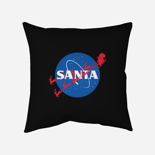 Santa's Space Agency-none non-removable cover w insert throw pillow-Boggs Nicolas