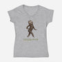 Sassquatch-womens v-neck tee-SophieCorrigan