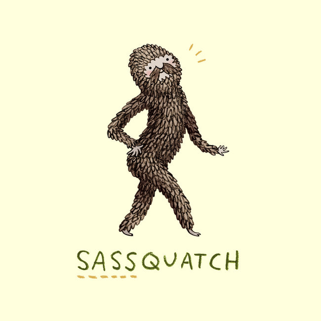 Sassquatch-none beach towel-SophieCorrigan