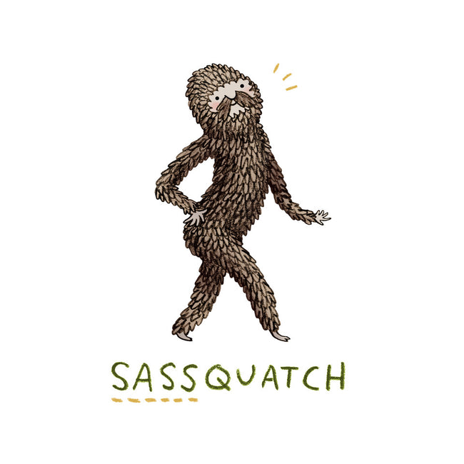 Sassquatch-none beach towel-SophieCorrigan