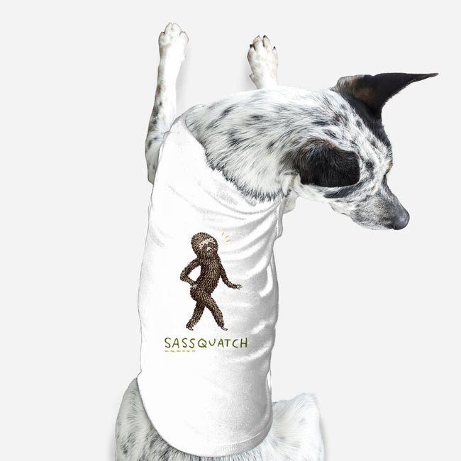 Sassquatch-dog basic pet tank-SophieCorrigan