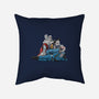 Saturday Breakfast Club-none removable cover w insert throw pillow-Skullpy