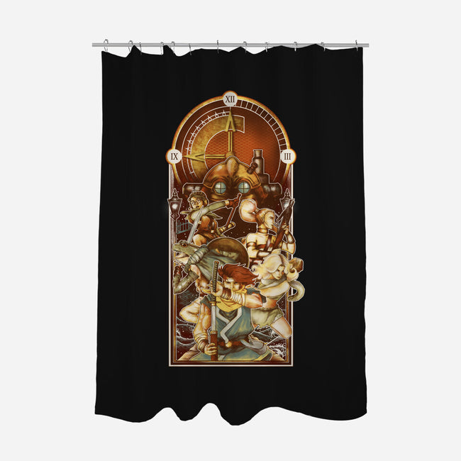 Save Our Past, Present, and Future-none polyester shower curtain-Creative Outpouring