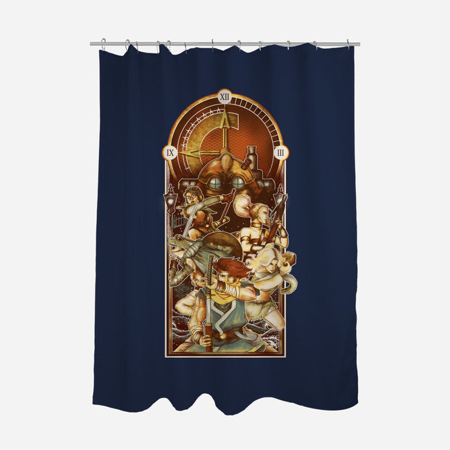 Save Our Past, Present, and Future-none polyester shower curtain-Creative Outpouring