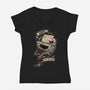 Save Point 2-womens v-neck tee-Letter_Q