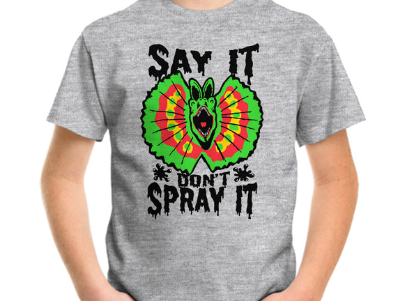 Say It Don't Spray It