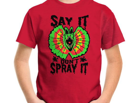 Say It Don't Spray It