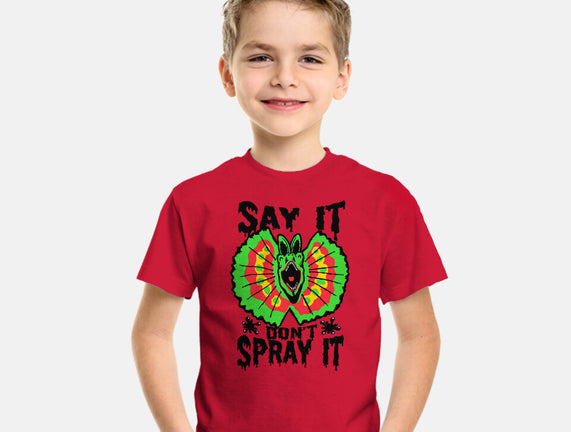 Say It Don't Spray It